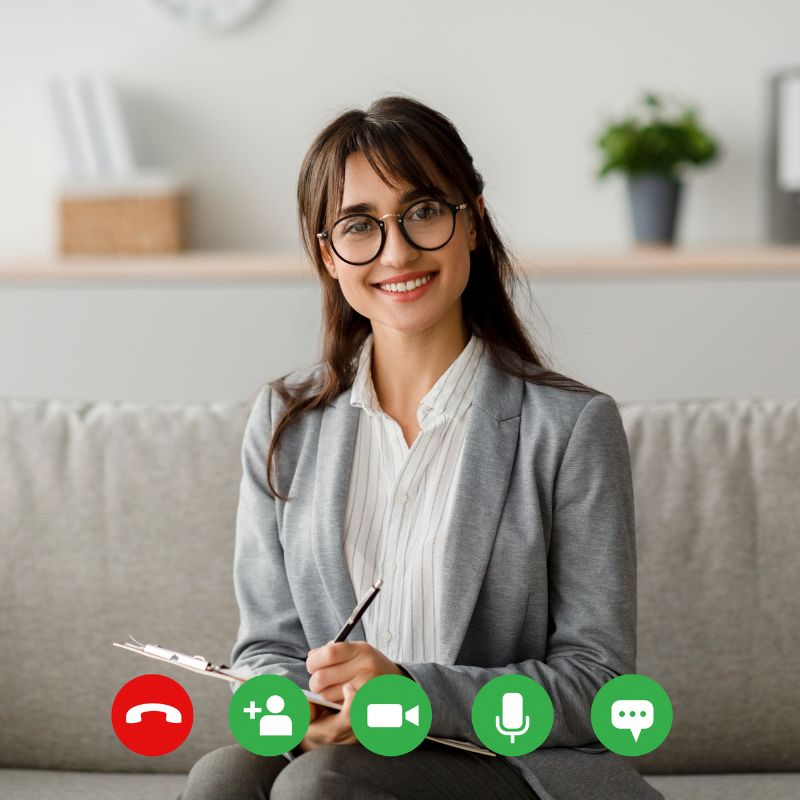 Requisitos de ambiente en la terapia online